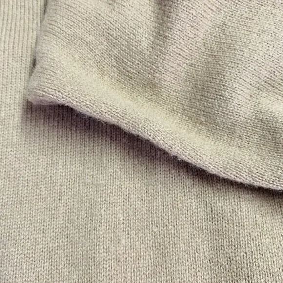 POLO by RALPH LAUREN Size XL Tan Wool Knit V-Neck Sweater